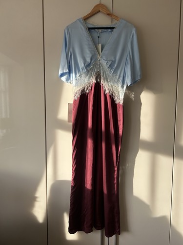 Light blue burgundy lace - blue,