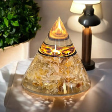 Yellow Citrine Cone Pyramid