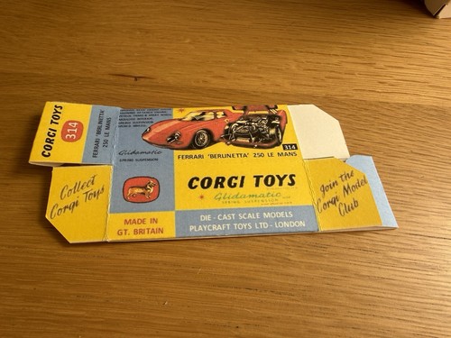 Corgi 314 ferrari - ferrari, box