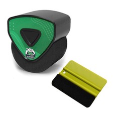 Heat Resistant Vinyl Wrap Application Tool Rolle W/ Gift Box Foam Roll Squeegee 