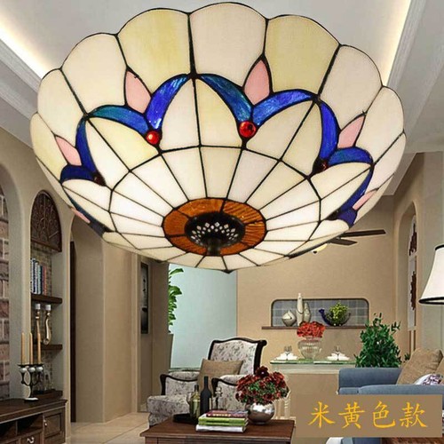 Tiffany style ceiling - tiffany,
