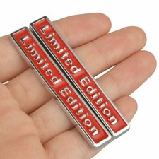 2x 3D Metal Limited Edition