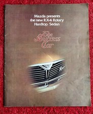 Mazda RX-4 1973-74 UK Market Sales Brochure Saloon Coupe 20 pages