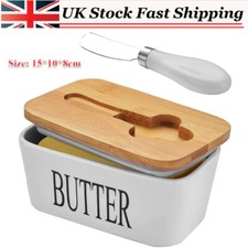 Ceramic french butter dish