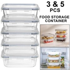 HOCHSTE Glass Storage Food