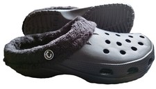 black fur lined clogs men women sandals slippers garden shoes great quality new