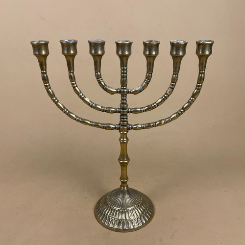Candelabra ornate menorah - ornate, gold