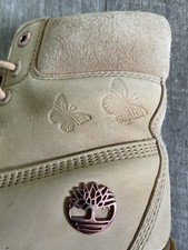 Ladies Natural 200G Nubuck Lace-Up Timberland Ankle Boots, Size6.5.UK. 39.5.EU.