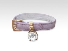 Rare MIU MIU Madras Leather Bracelet Round Crystal Dark Pink Authentic Italy