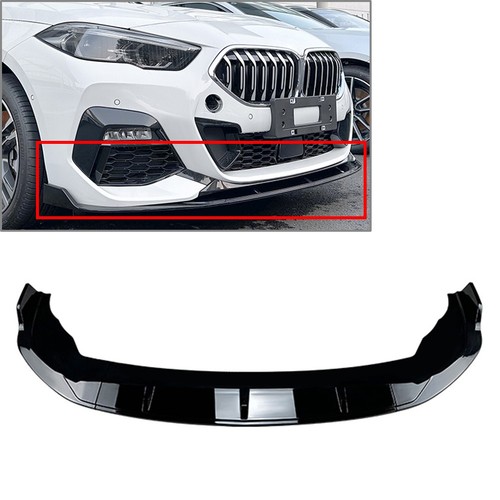 Front bumper lip spoiler - front,