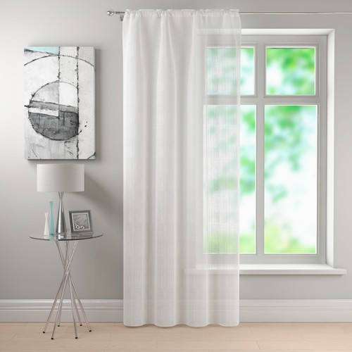 Camden plain white voile - camden,