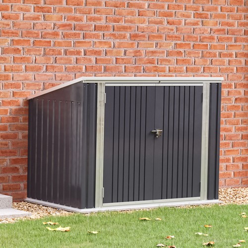 Lockable bike shed - lockable,