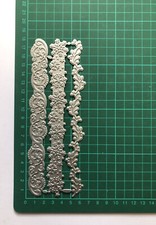 Large 3pcs Borders Hot Foil