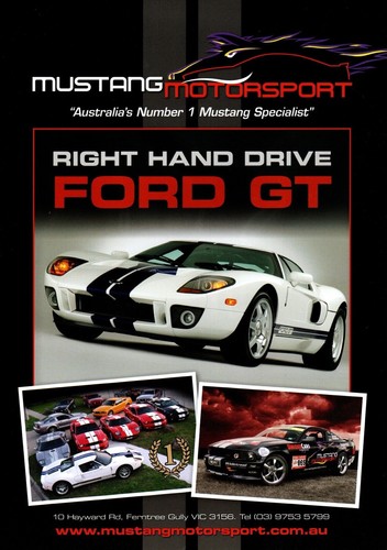 Ford rhd mustang shelby - gt,