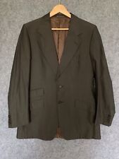 Tom Ford For Gucci Jacket Mens Blazer Brown Dark Sheen Designer Sz It52 UK 42 L