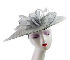Large Flower Feather Hair Hat