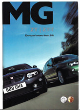 MG ZT & ZT-T 2004-2005 UK Market Sales Brochure 120, 180, 190, 260 V8 & CDTi