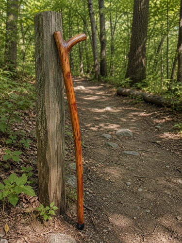 English yew walking stick - english,