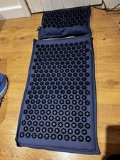 Shika Acupressure Mat & Pillow Set | Navy | With Carry Bag & Manual