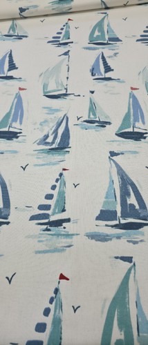 Ives ocean fabric - fabric, by