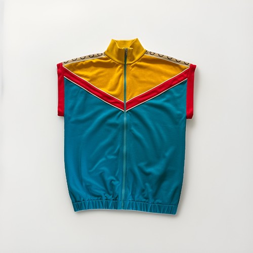 Gucci colorblock track vest - colorblock,