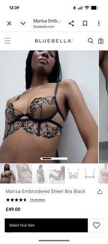 Bluebella marisa sheer - bluebella, 32a