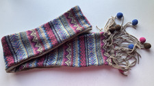 Fair Isle Scarf Knit Winter Warm Ladies Knitted Neck Soft Warmer Long Scarves