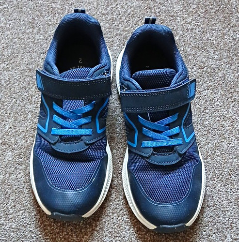 Boys kids blue trainers - boys,