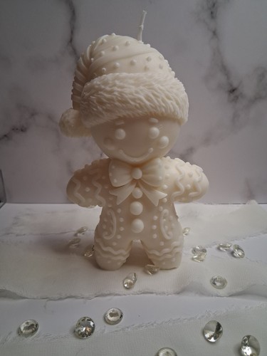 Giant gingerbread man candle - giant,