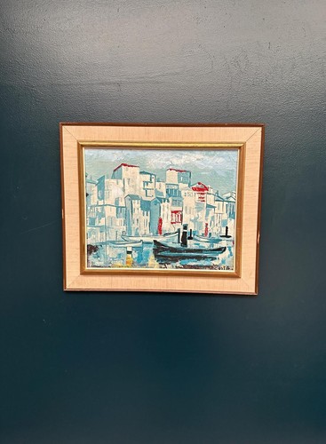Original swedish oil canvas - swedish,