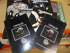 Whitesnake- Bundle Of 7x  Vintage Tour Programmes- all pictured
