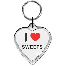 Sweets I Love Heart Shaped Key