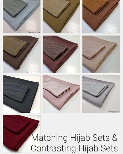 Hijab cap set chiffon - hijab,