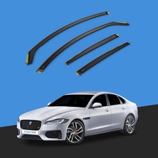Jaguar XF X260 MK2 2015-onwards 5 Door Saloon Wind Deflectors 4pc Tinted