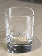 Glen Grant Scotch Whisky Etched Lion Rampant Shot Glass.