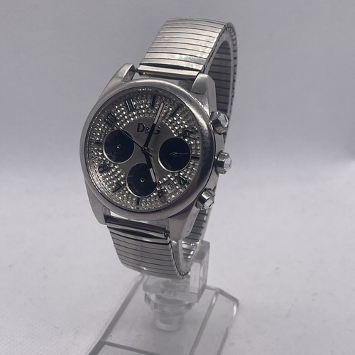 Time ladies silver watch - d&g,