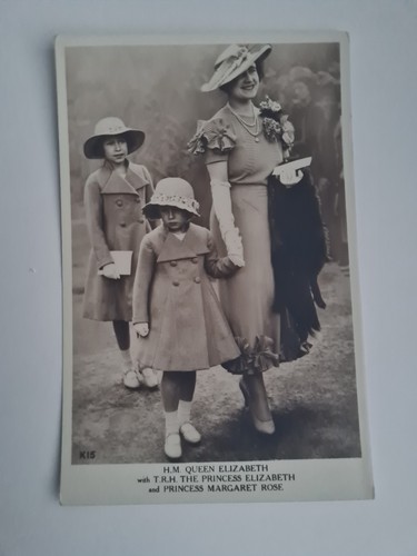 Vintage royal family postcard - royal,