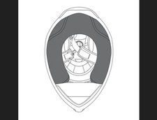 AGV Motorcycle Helmet Cheek Pads K5-S (Motorbike cheeky liner) BRAND NEW