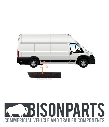 Rear black moulding trim - rear, panel