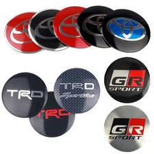 4x Car Wheel Center Hub Caps Sticker Car Wheel Rim Hubcap Badge Covers Stickers