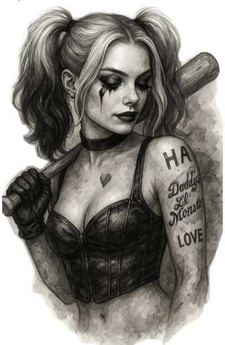 Harley quinn sexy - woman, a4