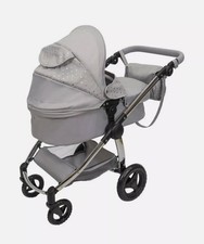 Premium Dolls 2-in-1 Travel  Pram Pushchair Toy with Bag & Canopy  Xmas Gift