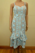 New Jarlo Blue Floral Crochet