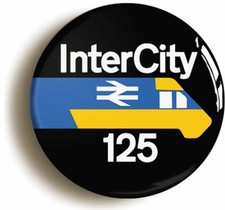 BRITISH RAIL INTER CITY 125 RAILWAYS BADGE BUTTON PIN (1inch/25mm diameter)