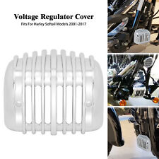 Chrome Voltage Regulator Fairing Cover For Harley Softail Fat Boy Breakout 01-17