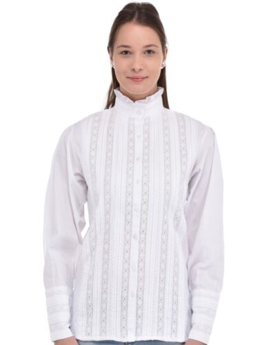 Elegant edwardian white top - edwardian, |