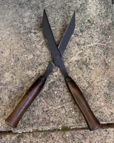 Small vintage topiary shears - small,