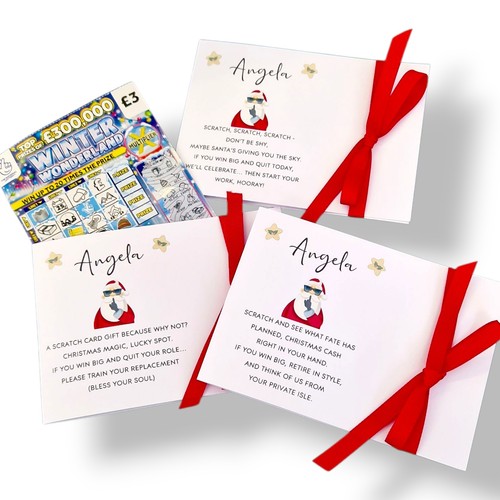 Christmas lottery colleague - christmas,