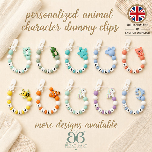 Personalised custom baby dummy - personalised,