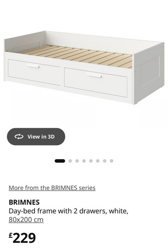 Ikea brimnes day bed - ikea,
